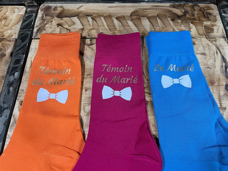 wedding sock, personalized socks, witness gift, married sock, wedding, men's socks, wedding guest gift image 10
