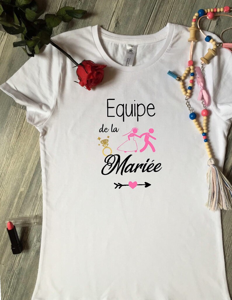 Tee shirt EVJF équipe de la mariée EVJF tee-shirt future | Etsy