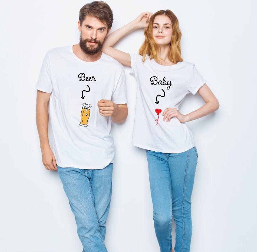 T-Shirt Couple, Pregnancy Announcement, Future Dad, Future Mom