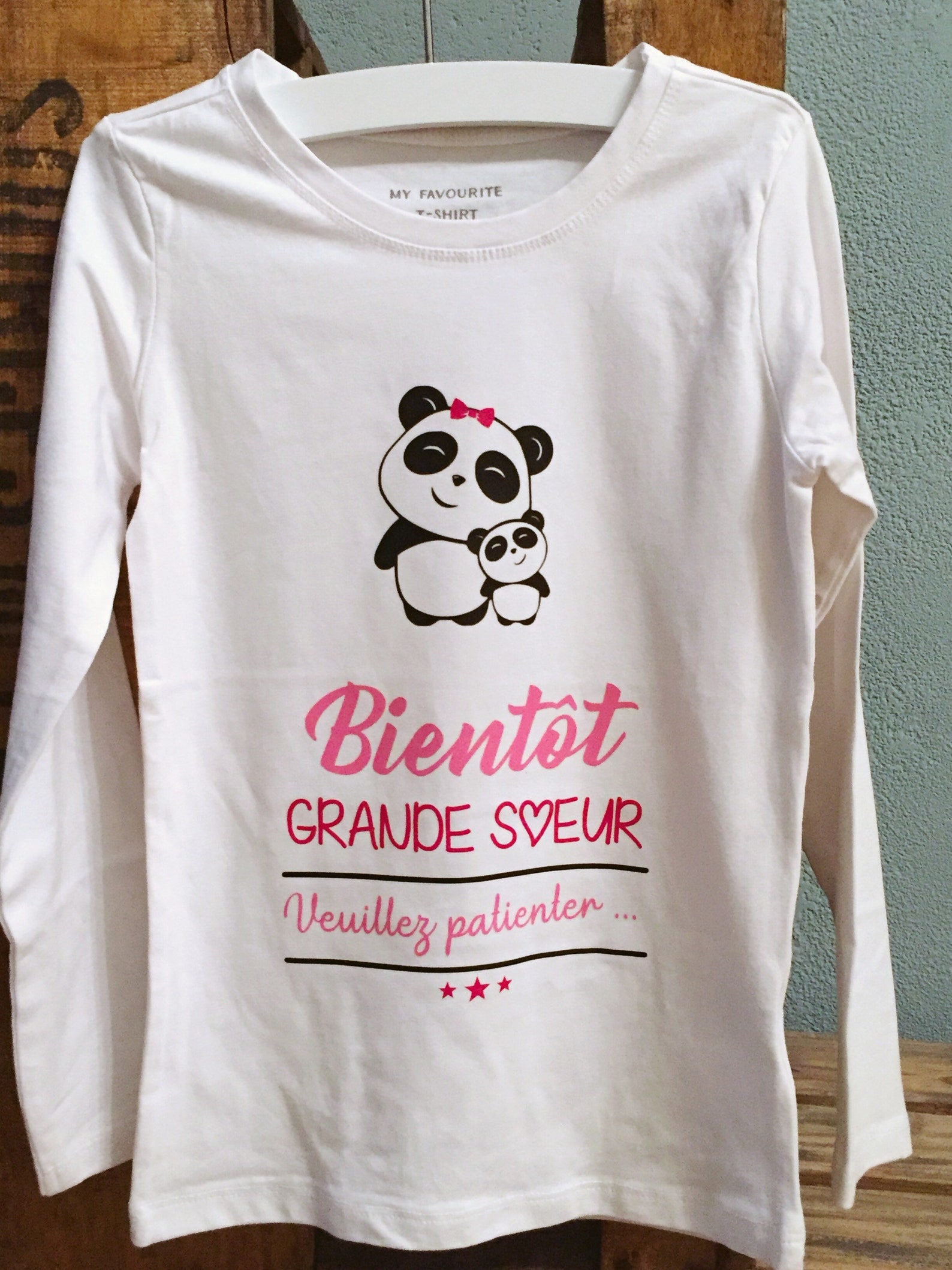 Future grande soeur tee shirt annonce future maman tee | Etsy