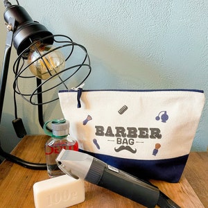 Trousse de toilette homme, trousse personnalisée, barbe, cadeau papa