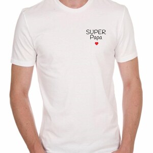 tee-shirt super papa, t-shirt famille, t-shirt père fils, t-shirt père fille, cadeau papa, fête des pères image 6