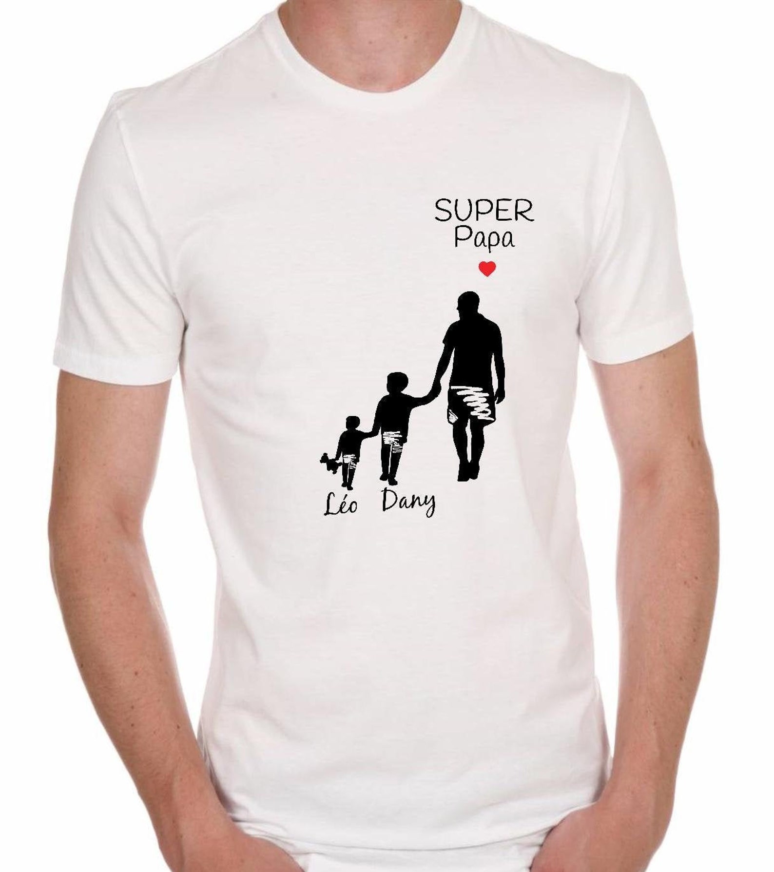 t shirt père et fils