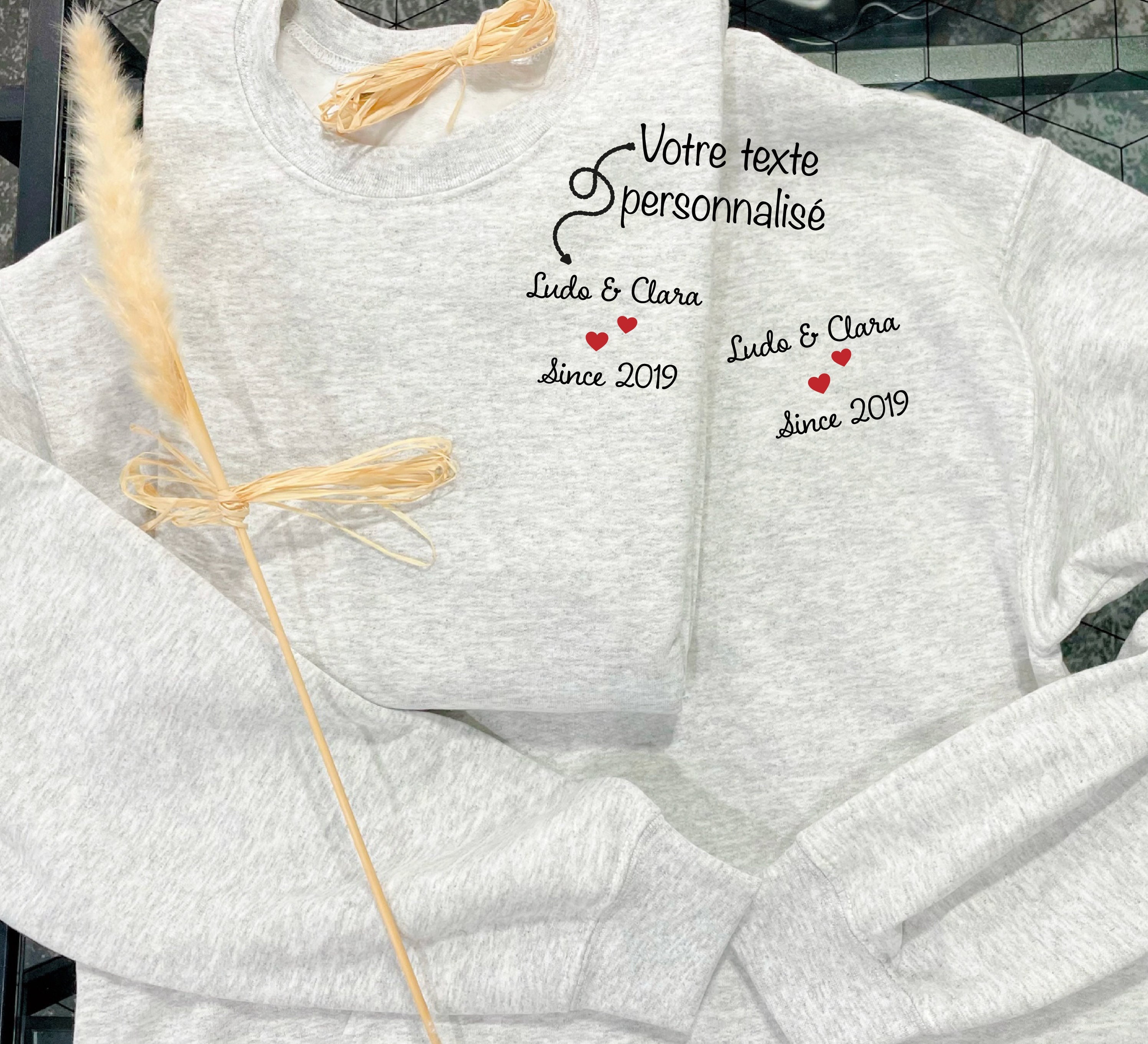 Couple Sweatshirt Hoodie Custom 