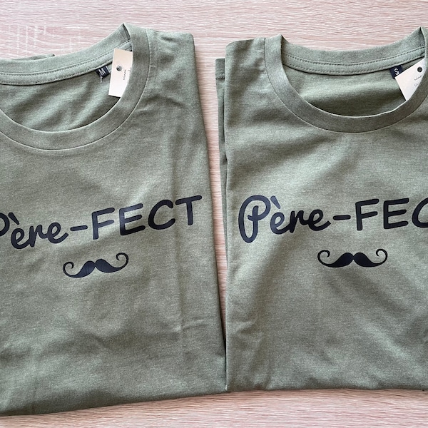 Tee shirt père fect, cadeau papa, t-shirt papa fête des pères, noël papa