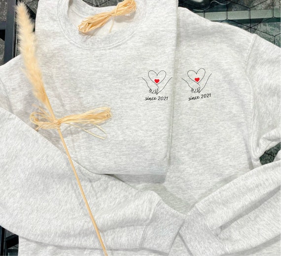 hoodie personnalisé couple