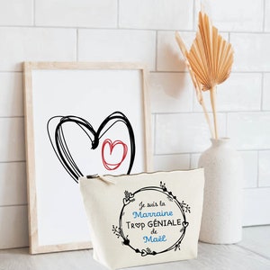 Trousse "Petit Bazar D’Une Filleule Adorée" – Pochette Cadeau