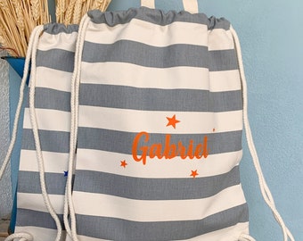 Sac A Dos Prenom Enfant Etsy