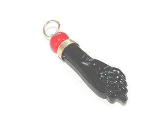 New 14k Gold ‘AZABACHE HAND’ Charm/Pendant