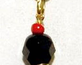 New 14k Gold 'AZABACHE BALL' Charm/Pendant