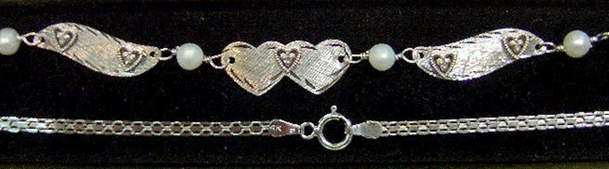 Brand New 14kt Solid Gold Winged Anklet W 5 DIA Heart Etsy