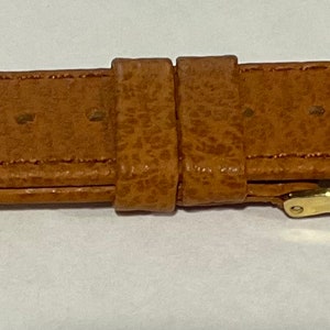 New Genuine Pigskin KREISLER Watch Band w/ACCUTRON GF Signed Buckle