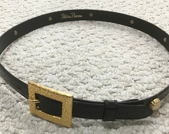 Vintage Tiffany by Paloma Picasso Patent Leather Ladies Belt  display picture 1