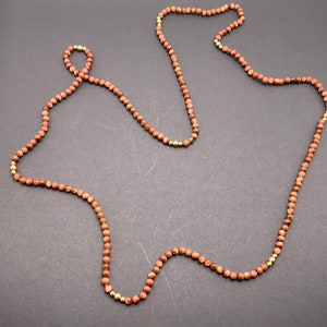 New Ladies GOLDSTONE w/14k beads 36&quot; Necklace