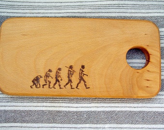 Personalized Beech Cutting Board, Traditional and Rustic Cutting Board, Engraved Wooden Cutting Board, Kitchen Chopping Board