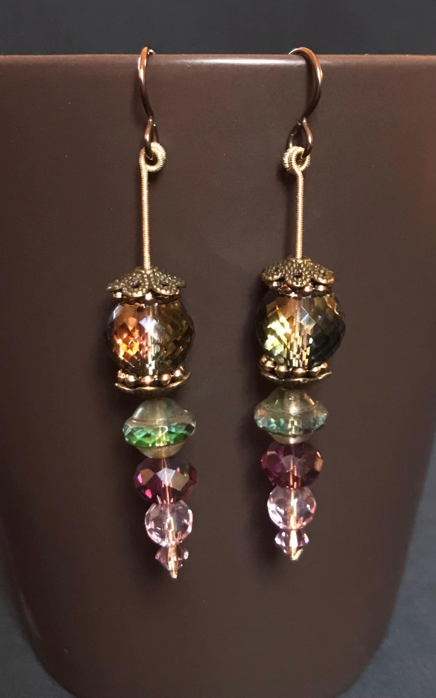 Boucles D’oreilles « Happy New Year 2026 » – Bijou Festif Doré – Cadeau Nouvel An Créatif Pour Femmes Et Filles