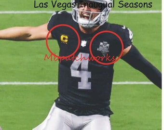 raiders inaugural patch jersey