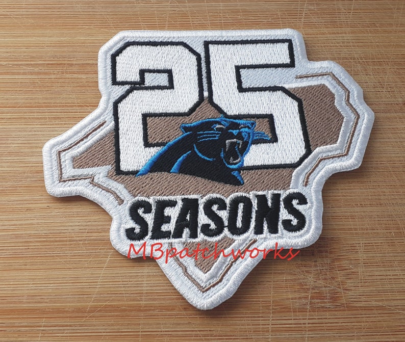 carolina panthers 25th anniversary jersey