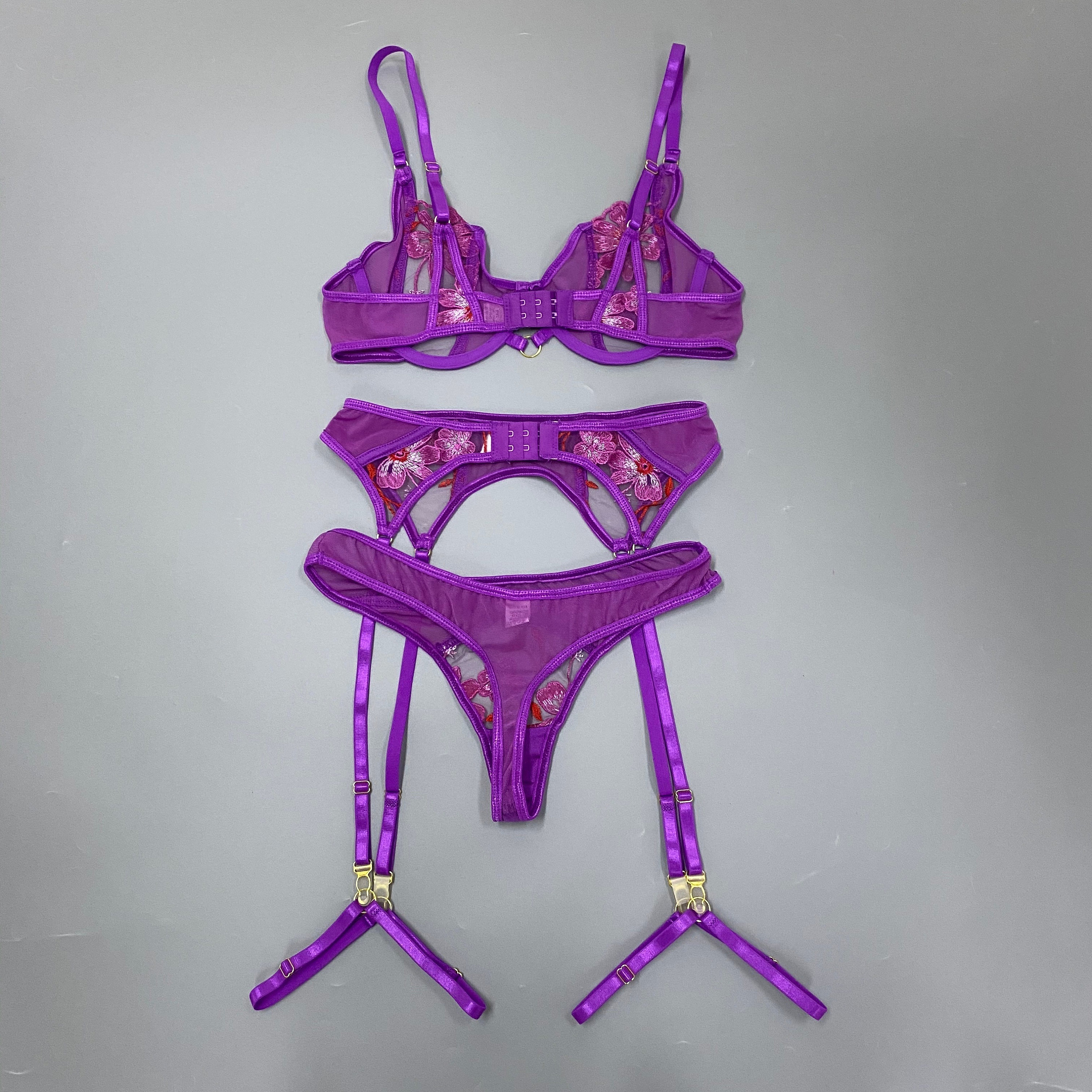 Flower Child Lingerie Set Boudoir Lingerie Sexy Lingerie Playful