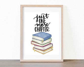DIGITAL DOWNLOAD / Just One More Chapter / Print