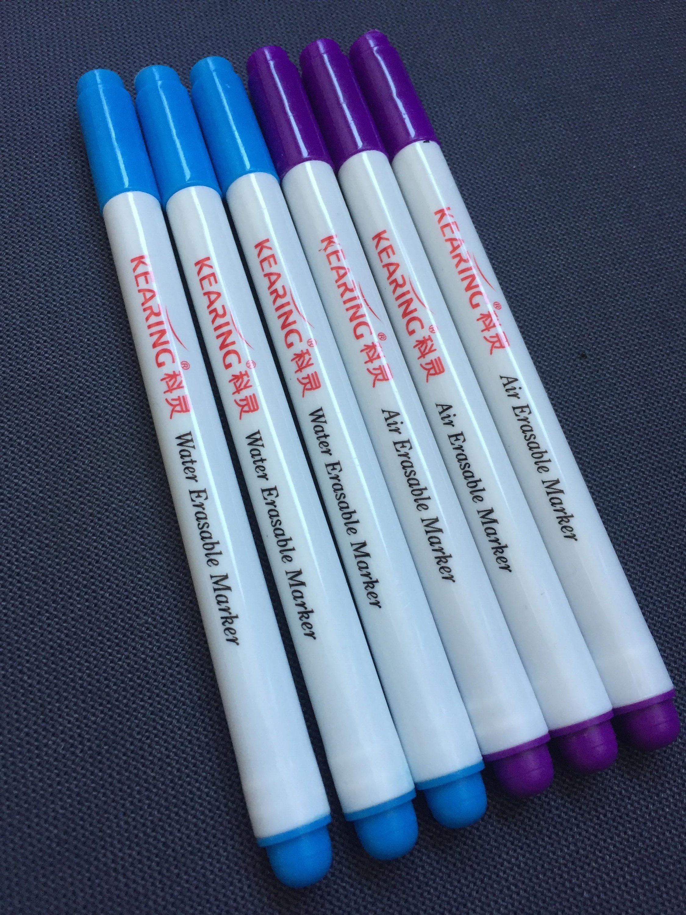 Vanishing Fabric Markers Air / Water Removable Market Pens Etsy