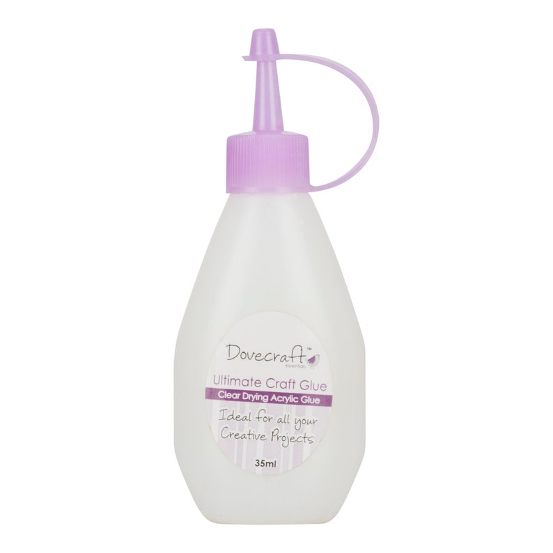 Dovecraft Acrylic Glue Dries Clear 35ml Craft Art Etsy