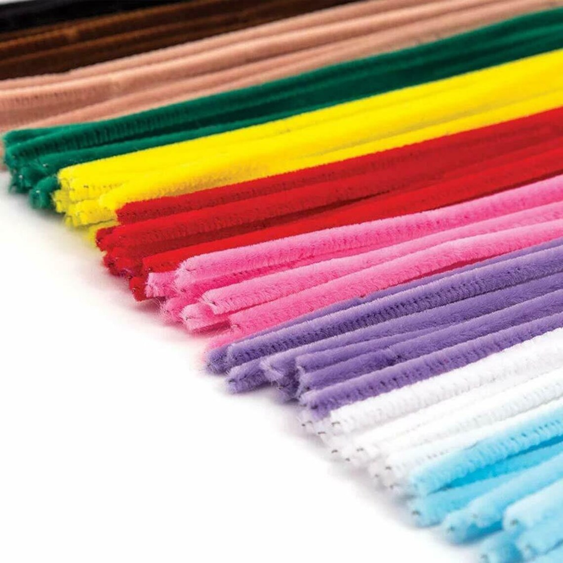 100 x 12 30cm 6mm Thick Pipe Cleaners Chenille Stems Etsy
