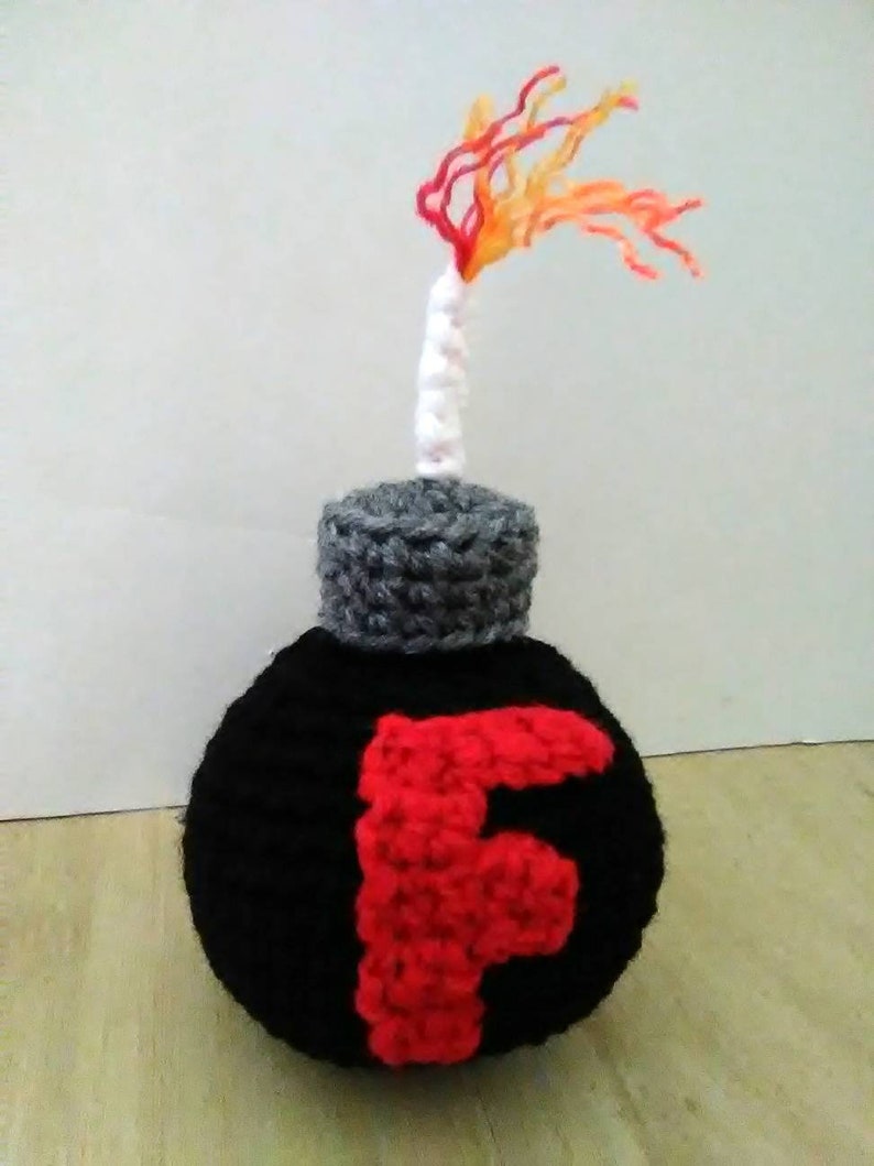 Crochet F Bombs Gag Gift Boyfriend Gifts White Elephant Etsy