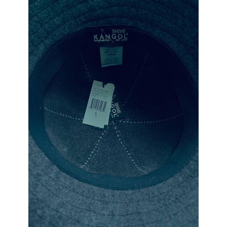 Kangol Casual Bucket Hat Large Ties That Bind Wool Deep Sea Blue Size image 3