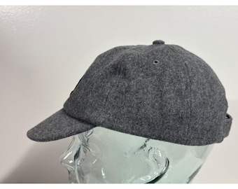 Kangol Gray Wool Cap Flannel Jockey  Short brim Baseball NEW One Size