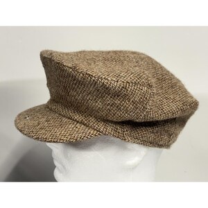 KANGOL casquette plate moyenne en tweed Harris laine classique vintage neuf fabriqué aux Etats-Unis image 8