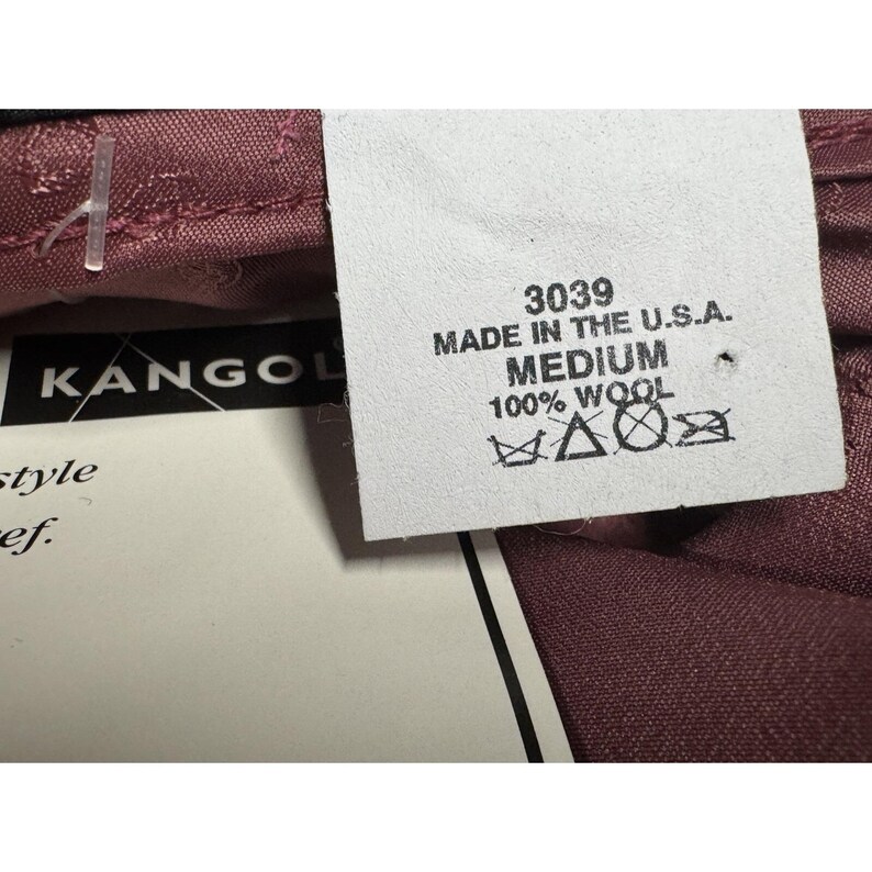 KANGOL casquette plate moyenne en tweed Harris laine classique vintage neuf fabriqué aux Etats-Unis image 12