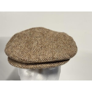 KANGOL casquette plate moyenne en tweed Harris laine classique vintage neuf fabriqué aux Etats-Unis image 1