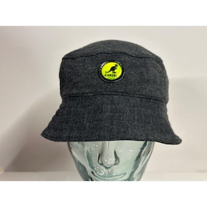 Kangol Gray Spey Bucket Hat Medium Vintage 1980's Knit Jersey image 1