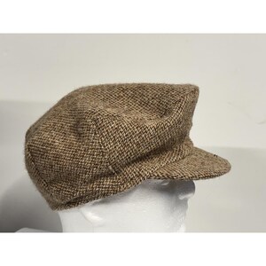 KANGOL casquette plate moyenne en tweed Harris laine classique vintage neuf fabriqué aux Etats-Unis image 5