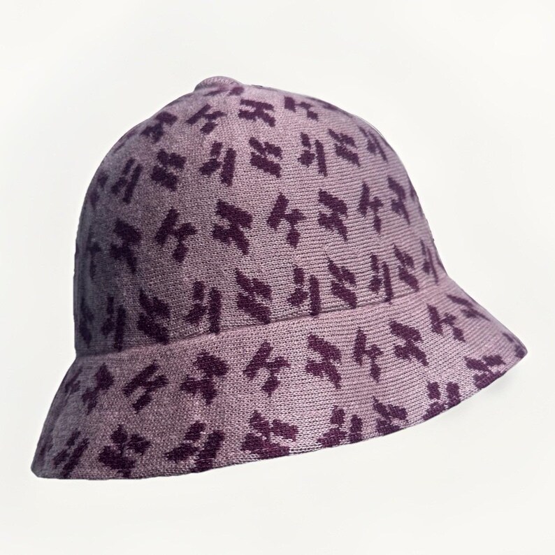 Kangol Casual Bucket Size Large Square K Dusty Rose Pink Hat New Bild 4