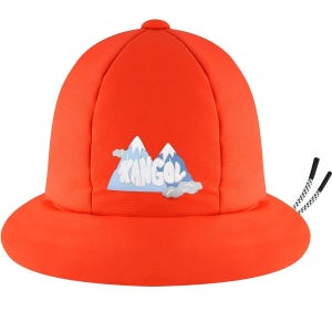 Kangol PUFFER Casual Bucket Hat Orange Cherry Quilted Large New Sample image 1