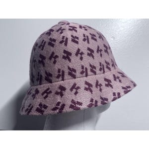 Kangol Casual Bucket Size Large Square K Dusty Rose Pink Hat New Bild 9