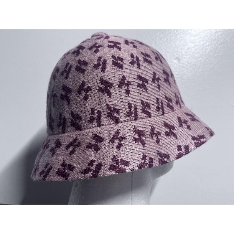 Kangol Casual Bucket Size Large Square K Dusty Rose Pink Hat New Bild 9