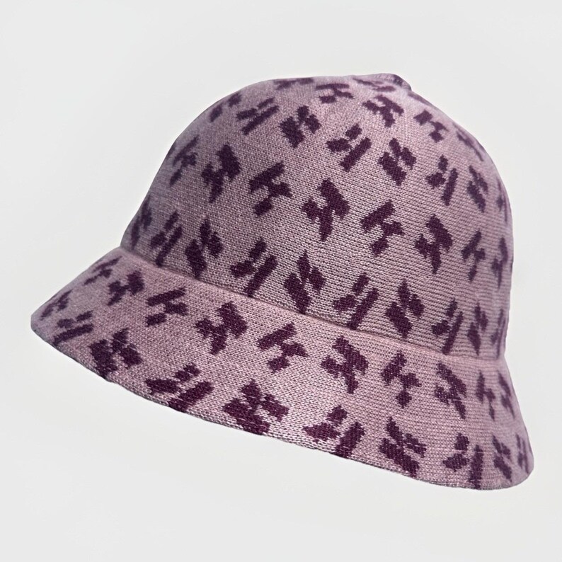 Kangol Casual Bucket Size Large Square K Dusty Rose Pink Hat New Bild 2