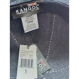 Kangol Casual Bucket Hat Large Ties That Bind Wool Deep Sea Blue Size image 4