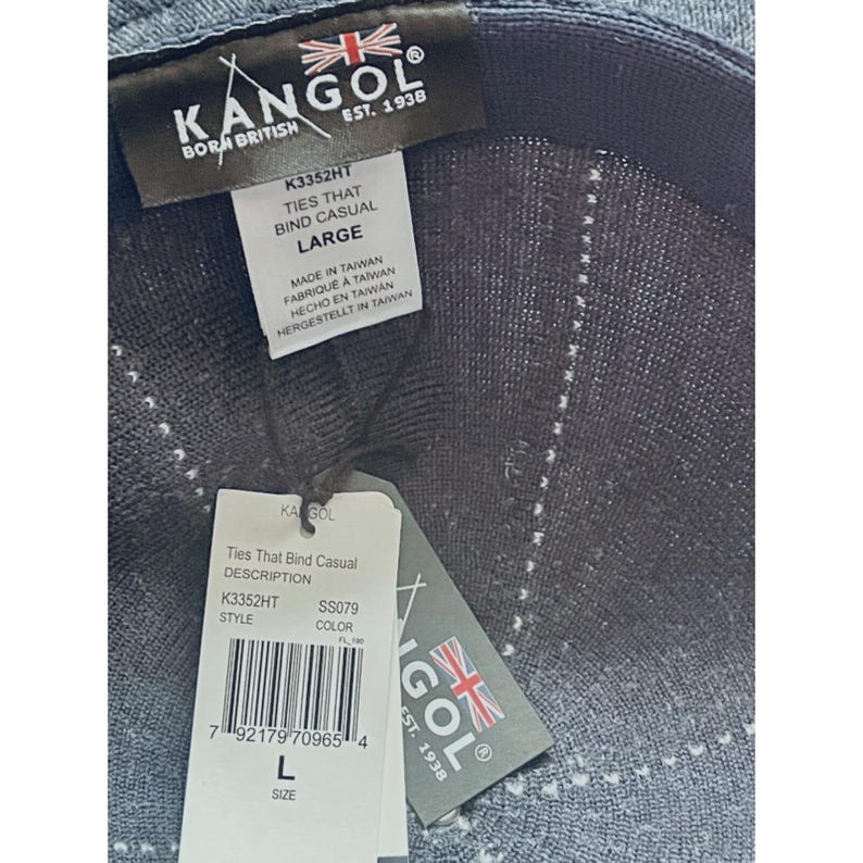 Kangol Casual Bucket Hat Large Ties That Bind Wool Deep Sea Blue Size image 4