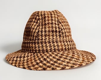 Mr Carefre Tweed Trilby 100% Ull Storlek Medium Tillverkad i England