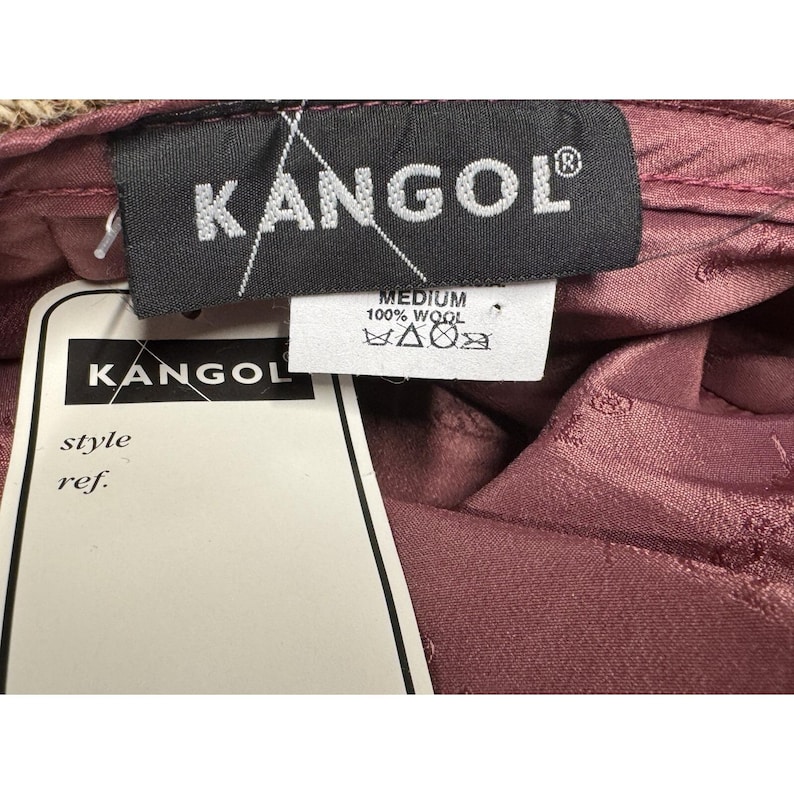 KANGOL casquette plate moyenne en tweed Harris laine classique vintage neuf fabriqué aux Etats-Unis image 11