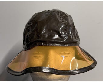 Kangol Rain Casual Bucket Vattentät Olivbrun och Gul NY S/M