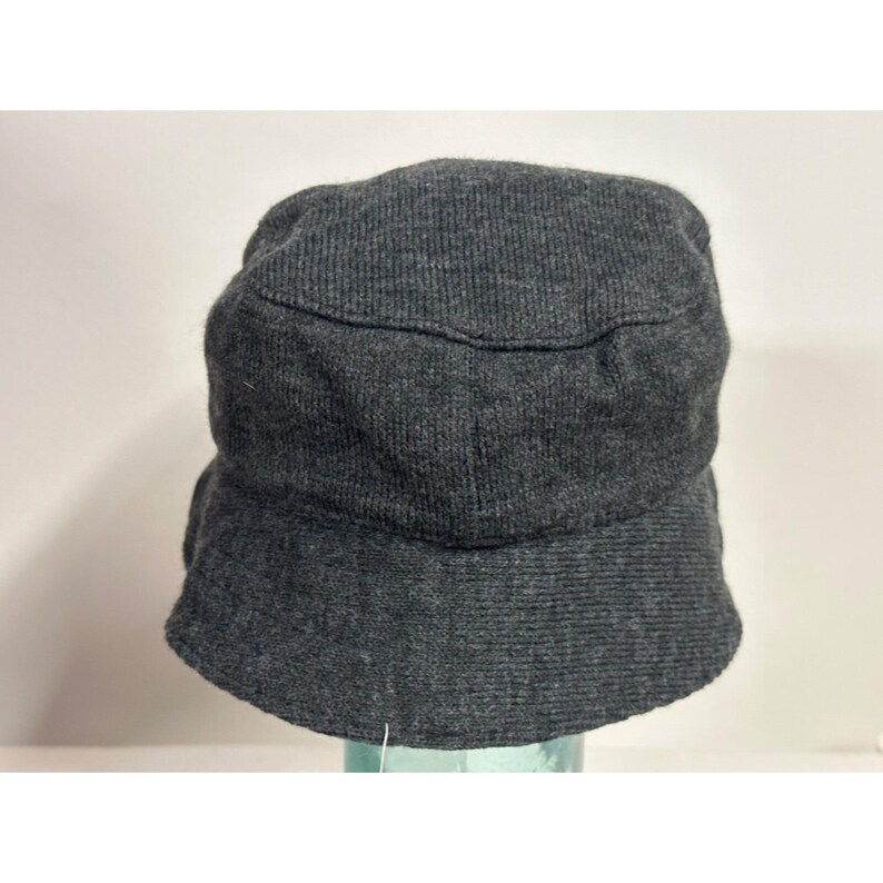 Kangol Gray Spey Bucket Hat Medium Vintage 1980's Knit Jersey image 3
