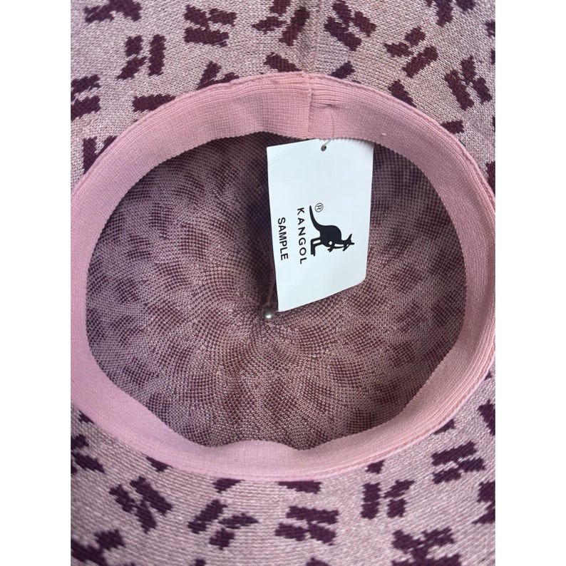 Kangol Casual Bucket Size Large Square K Dusty Rose Pink Hat New Bild 6