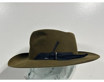 Bailey Western Fedora Medium Barksdale Teardrop Crown Wool Felt Wide Brim Hat