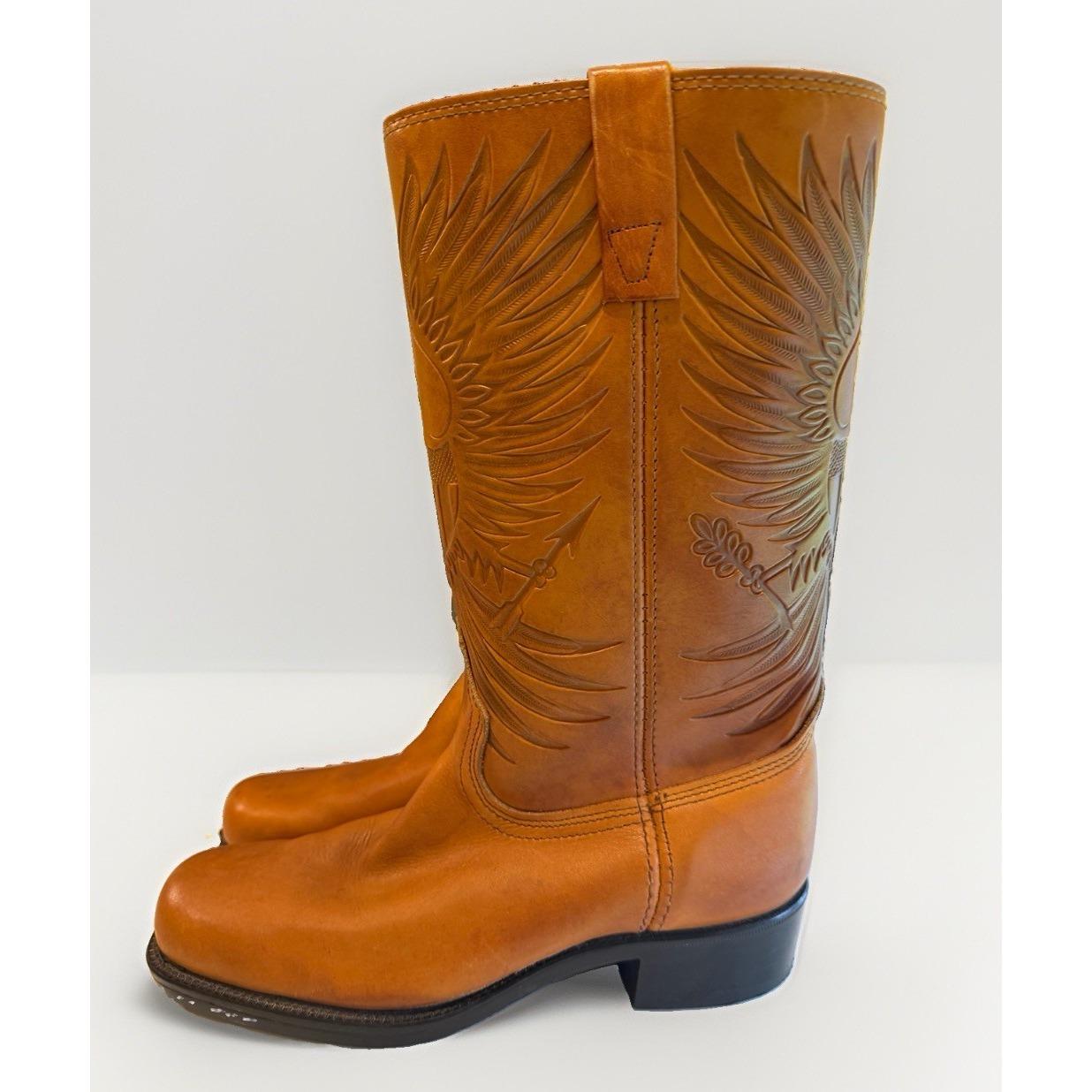 Vintage Eagle Cowboy Boots - Etsy