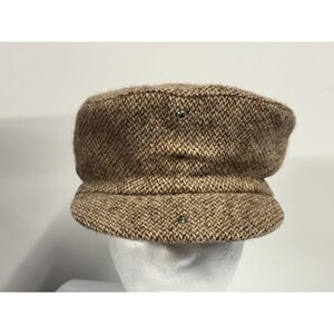 KANGOL casquette plate moyenne en tweed Harris laine classique vintage neuf fabriqué aux Etats-Unis image 6